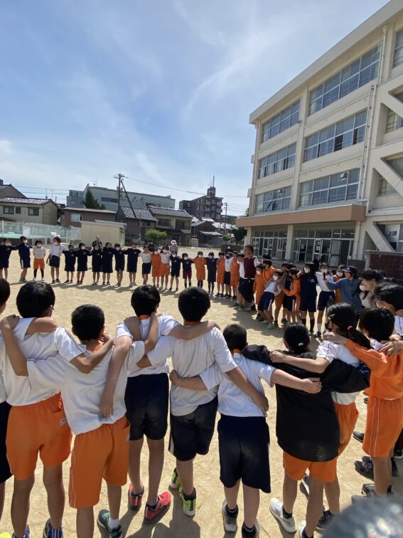 運動会 前日準備 5/12|高岡市立高陵小学校